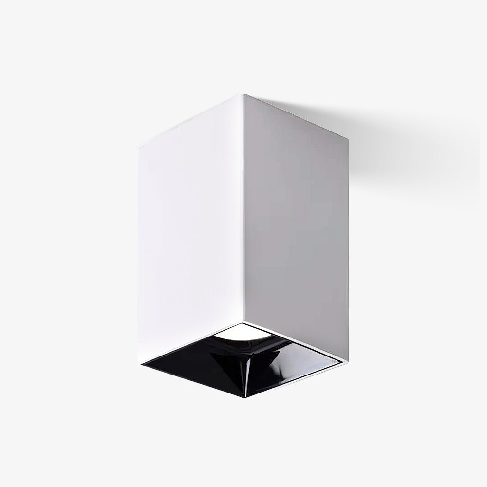 Lustra Plafonnier Cube Carré Noir Projecteur - Neutralighting