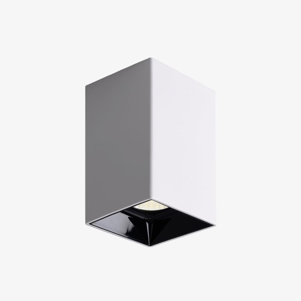 Lustra Plafonnier Cube Carré Noir Projecteur - Neutralighting