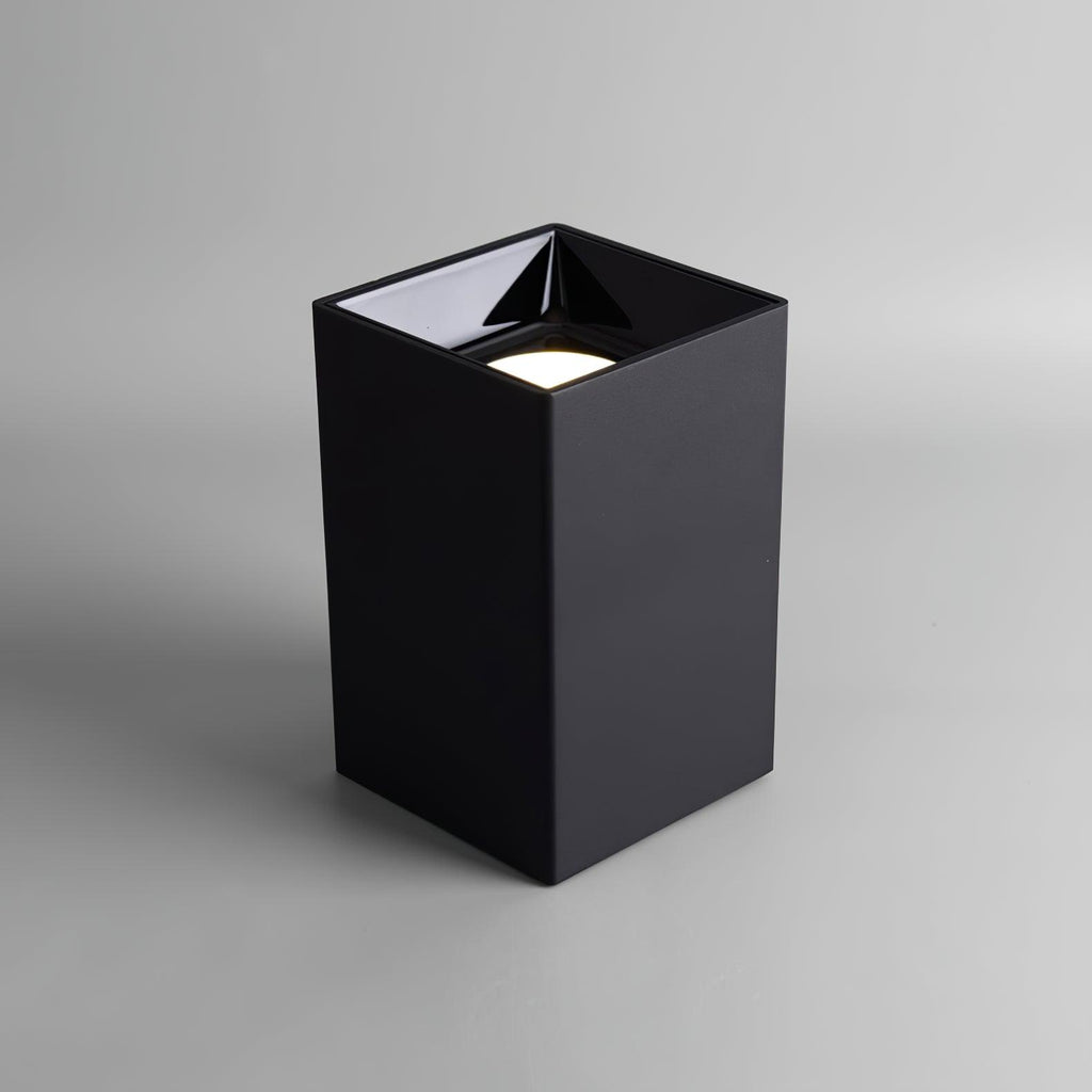 Lustra Plafonnier Cube Carré Noir Projecteur - Neutralighting