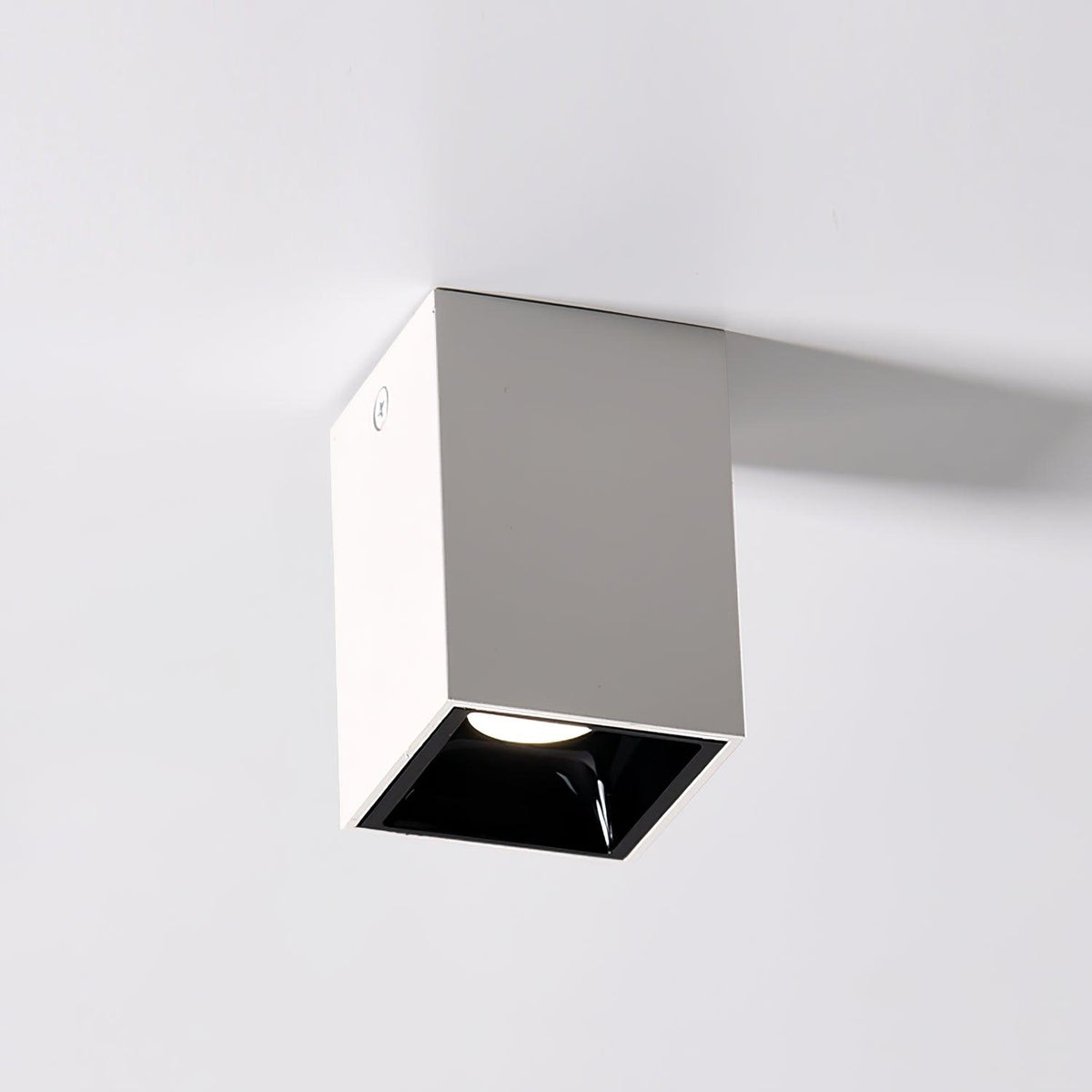 Lustra Plafonnier Cube Carré Noir Projecteur - Neutralighting