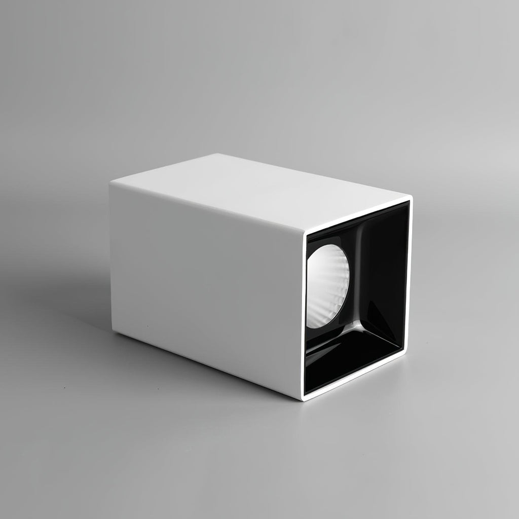 Lustra Plafonnier Cube Carré Noir Projecteur - Neutralighting