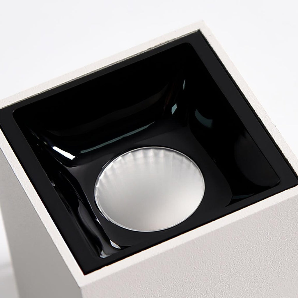 Lustra Plafonnier Cube Carré Noir Projecteur - Neutralighting