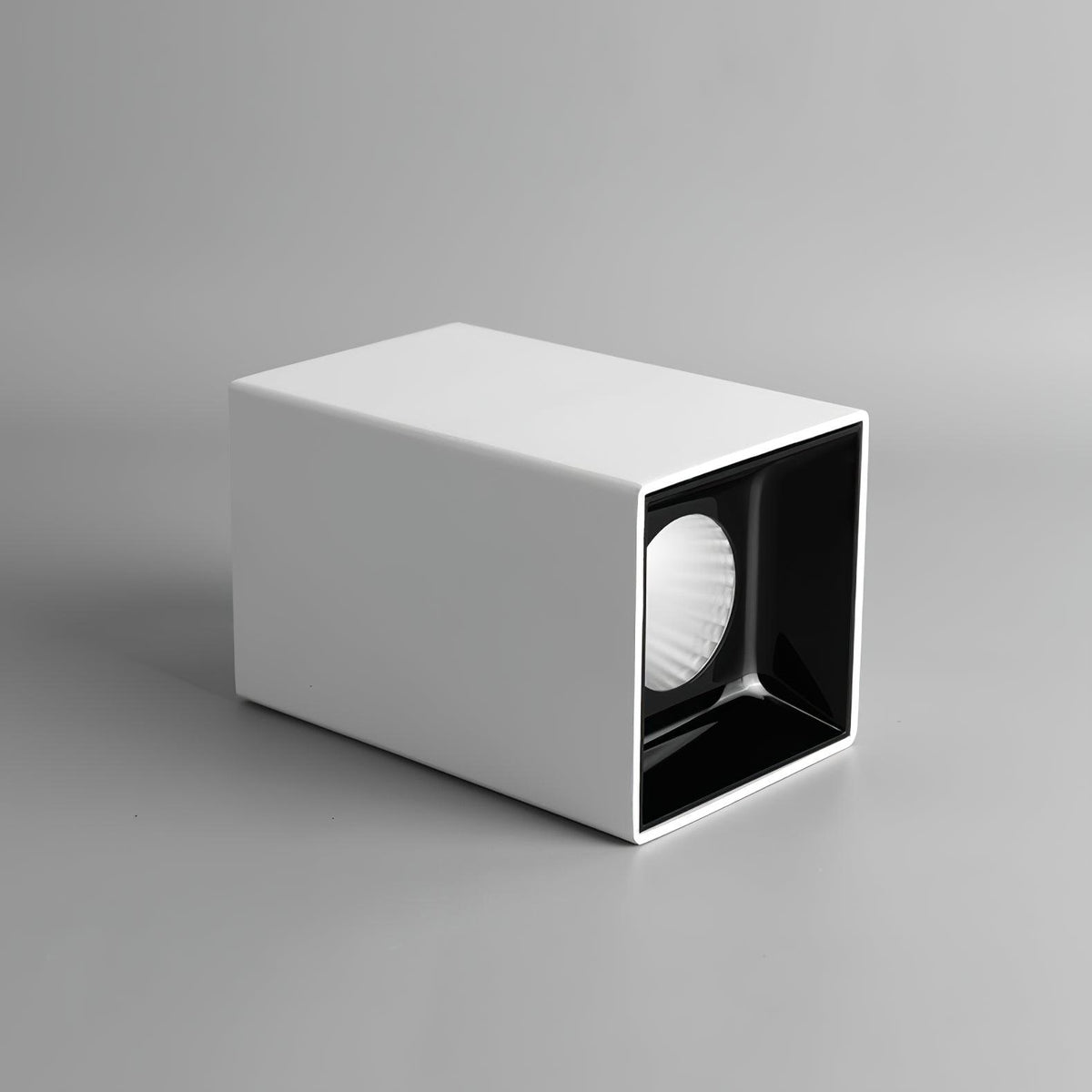 Lustra Plafonnier Cube Carré Noir Projecteur - Neutralighting