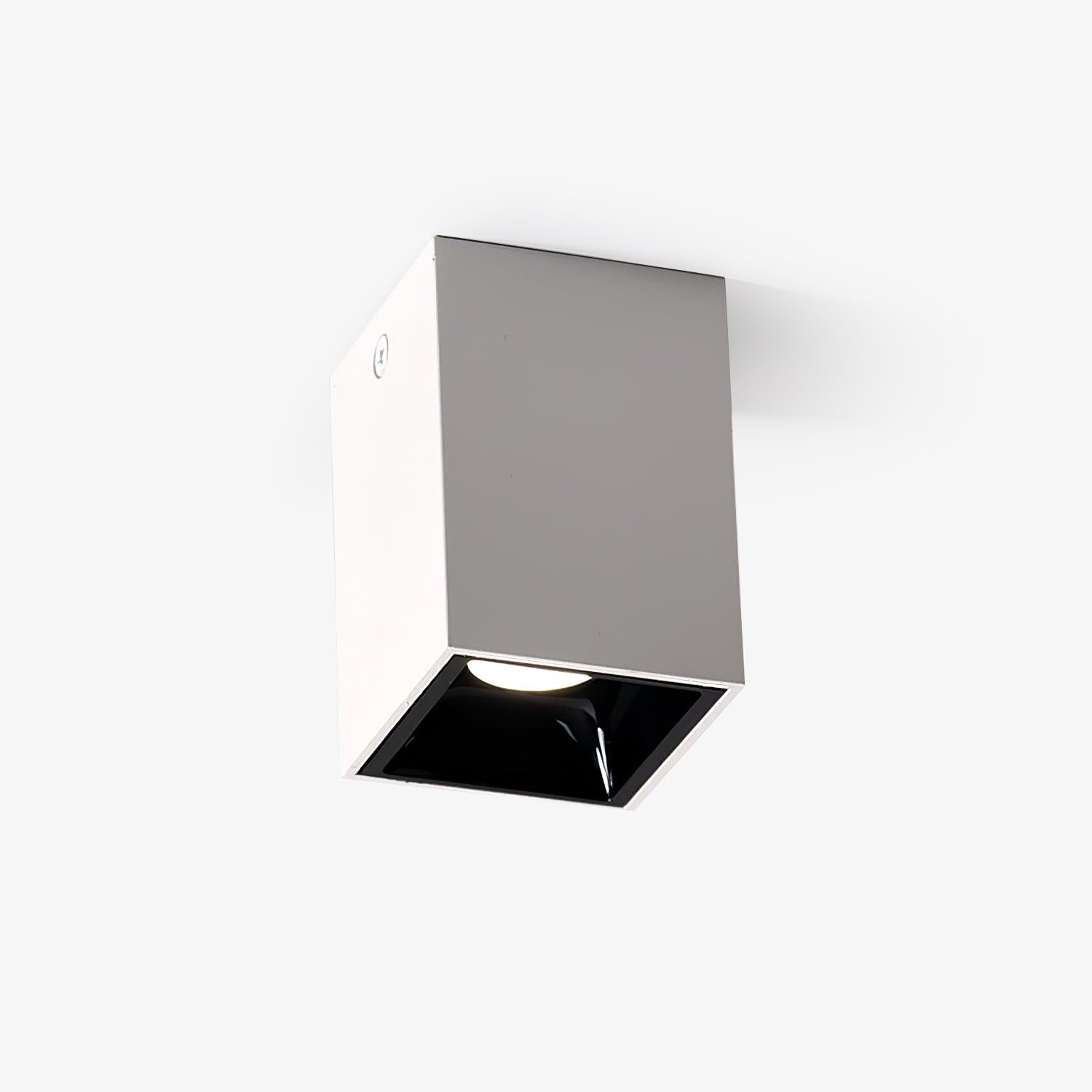Lustra Plafonnier Cube Carré Noir Projecteur - Neutralighting