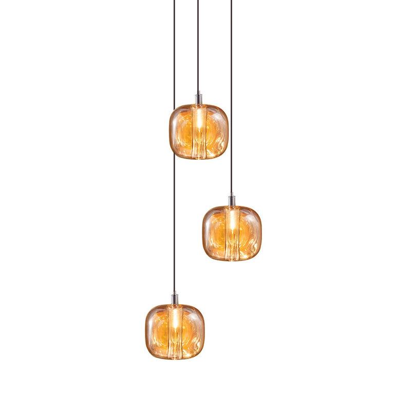 Glowcube Chandelier en Cristal Moderne - Neutralighting