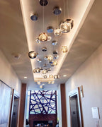 Glowcube Chandelier en Cristal Moderne - Neutralighting