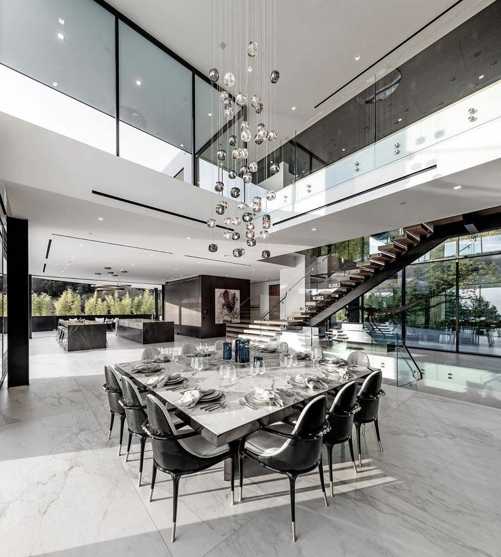 Glowcube Chandelier en Cristal Moderne - Neutralighting