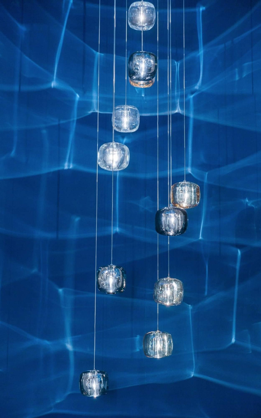 Glowcube Chandelier en Cristal Moderne - Neutralighting