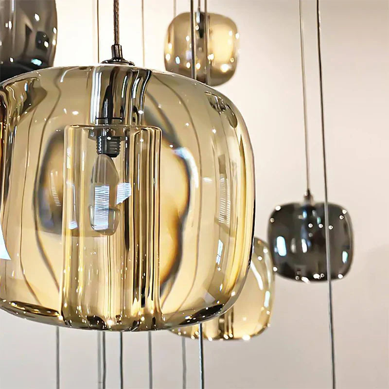Glowcube Chandelier en Cristal Moderne - Neutralighting