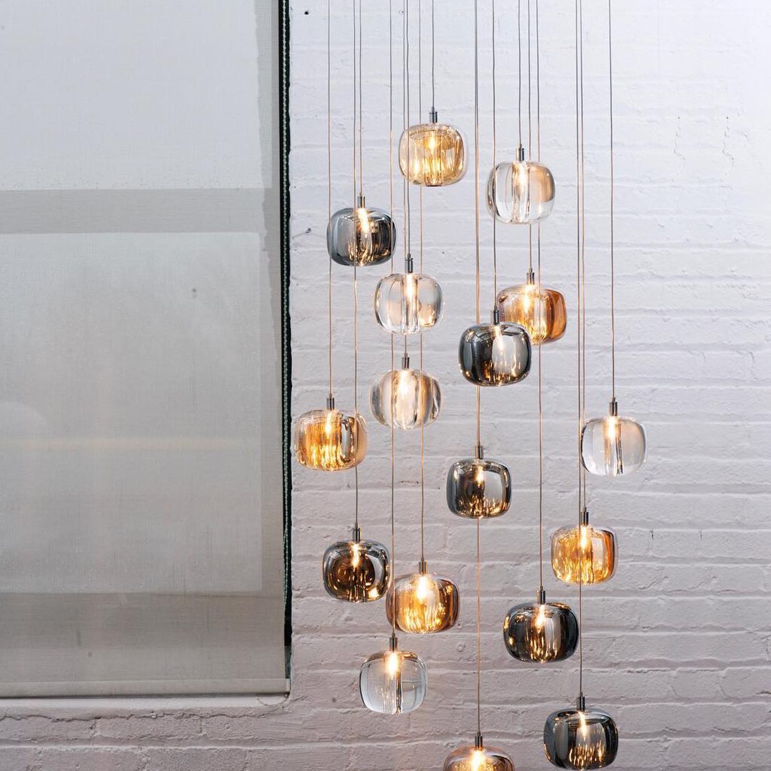 Glowcube Chandelier en Cristal Moderne - Neutralighting