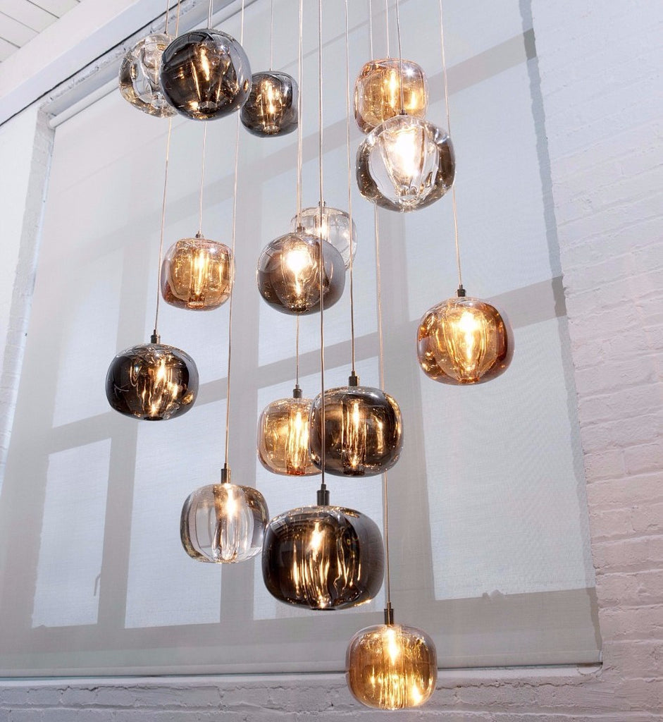 Glowcube Chandelier en Cristal Moderne - Neutralighting