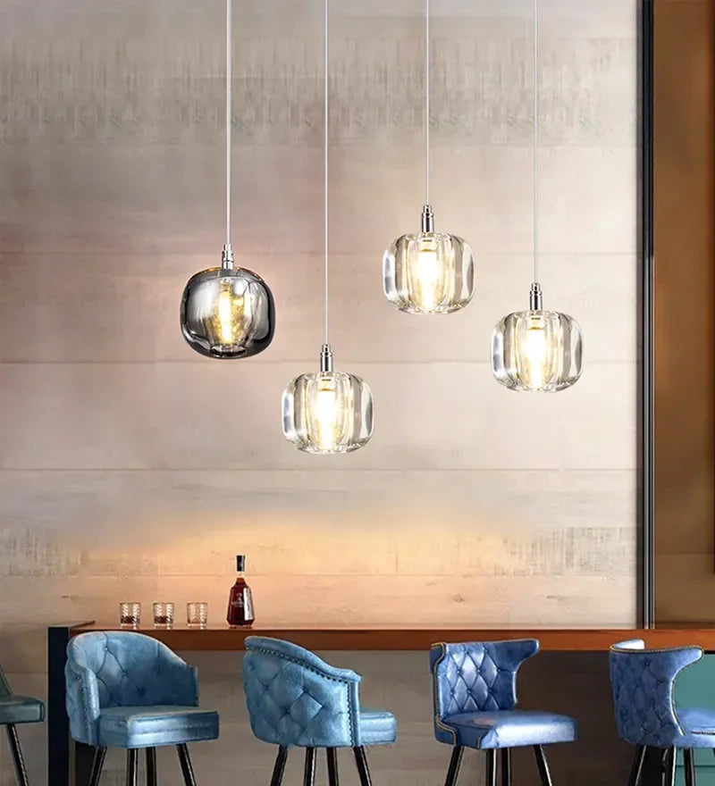 Glowcube Chandelier en Cristal Moderne - Neutralighting