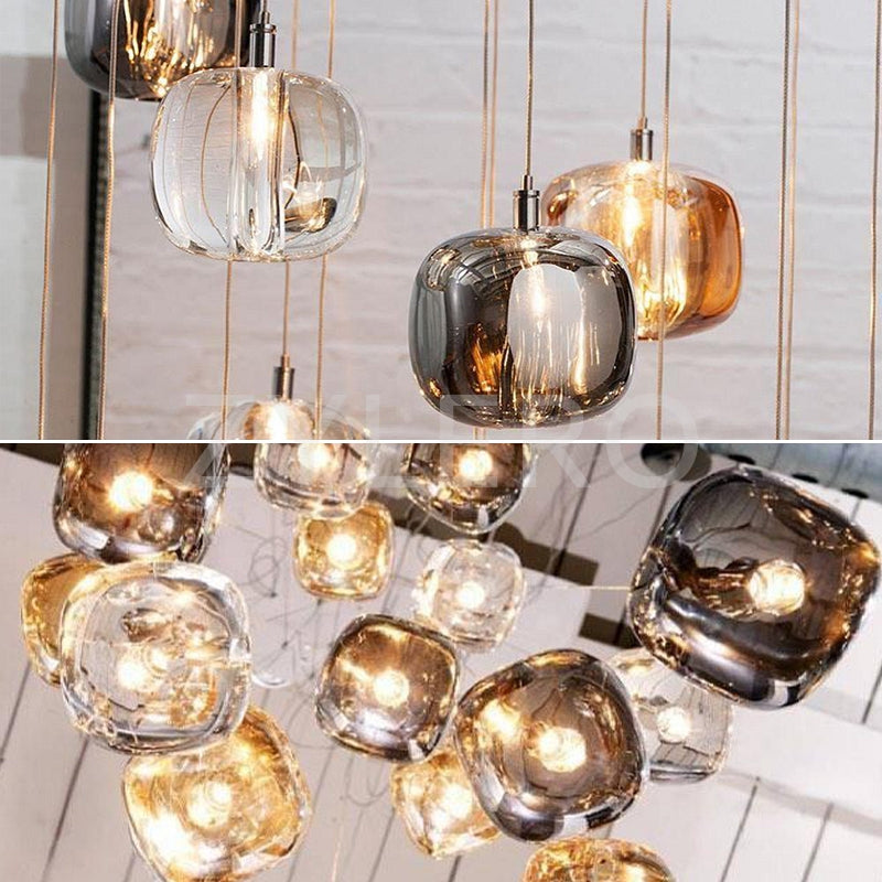 Glowcube Chandelier en Cristal Moderne - Neutralighting