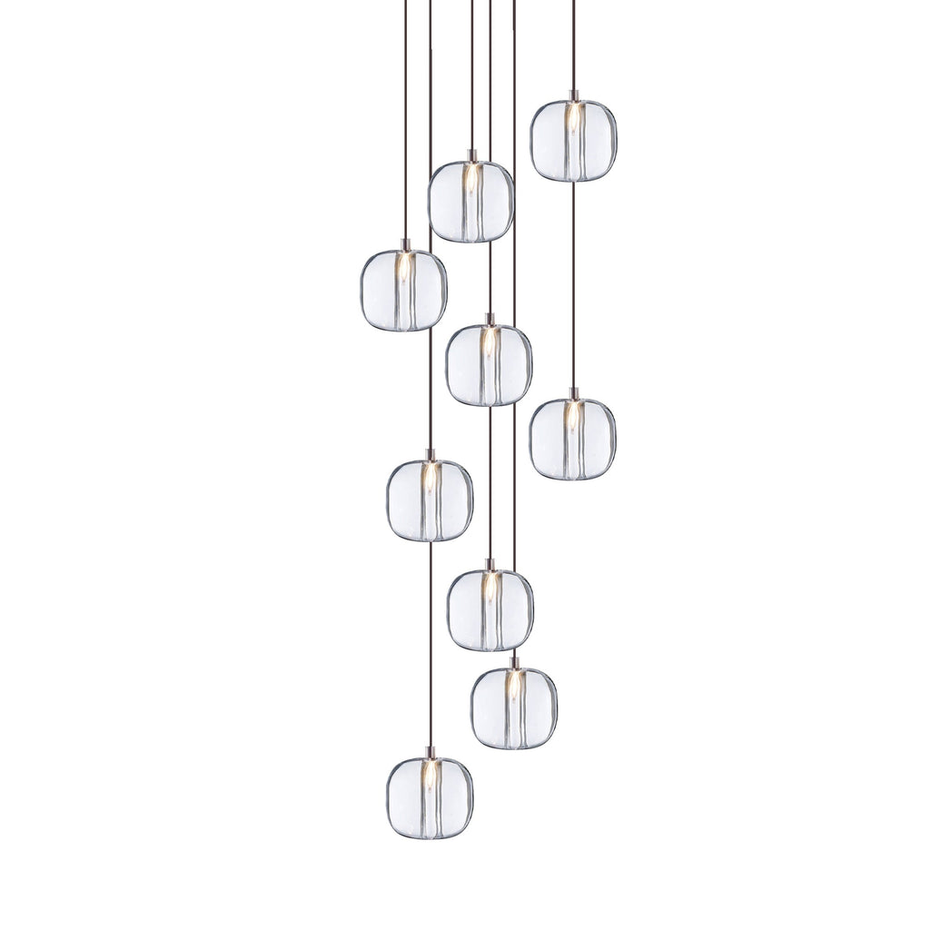 Glowcube Chandelier en Cristal Moderne - Neutralighting