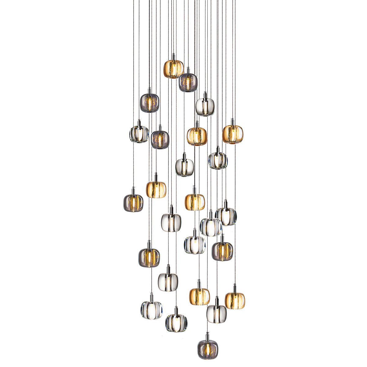 Glowcube Chandelier en Cristal Moderne - Neutralighting