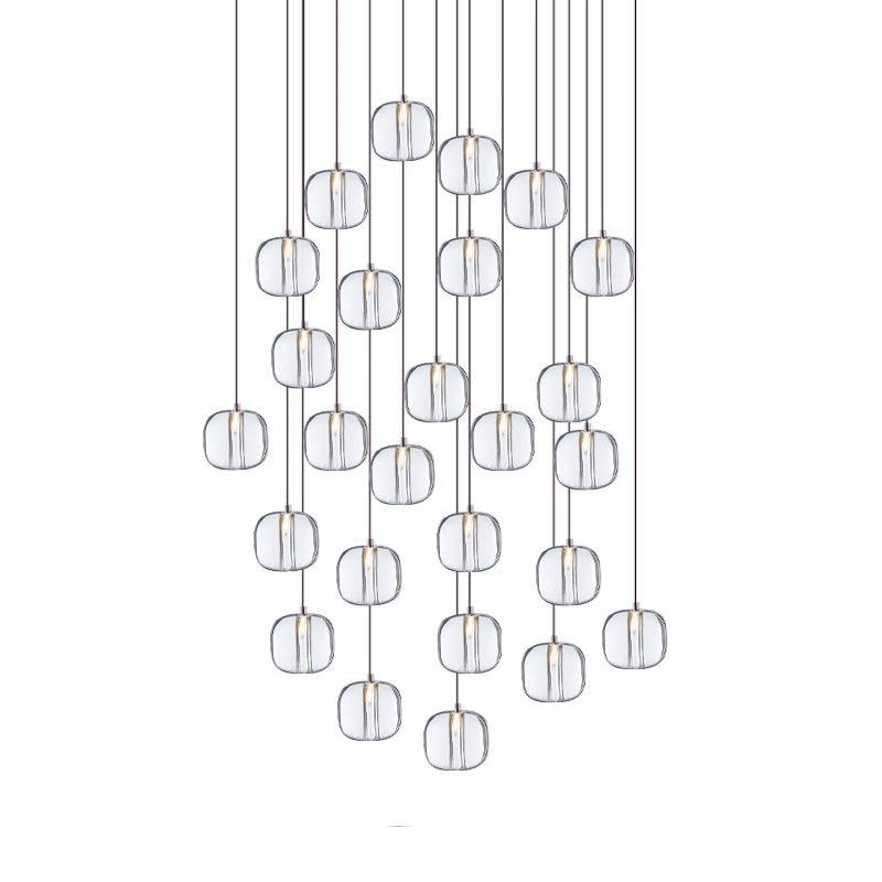 Glowcube Chandelier en Cristal Moderne - Neutralighting