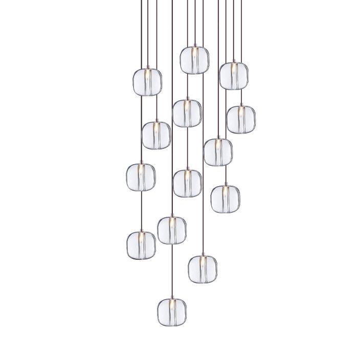 Glowcube Chandelier en Cristal Moderne - Neutralighting