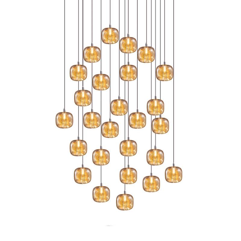 Glowcube Chandelier en Cristal Moderne - Neutralighting