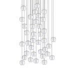 Glowcube Chandelier en Cristal Moderne - Neutralighting