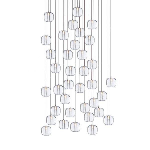 Glowcube Chandelier en Cristal Moderne - Neutralighting