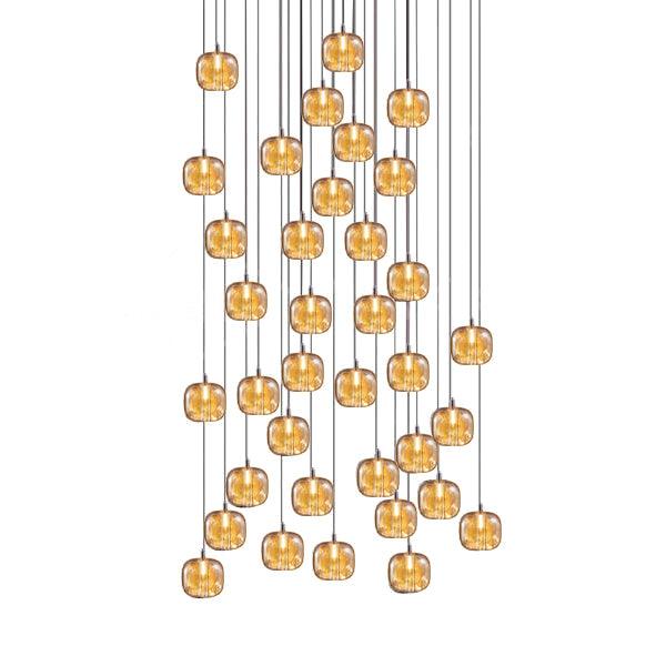 Glowcube Chandelier en Cristal Moderne - Neutralighting