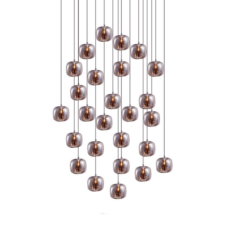 Glowcube Chandelier en Cristal Moderne - Neutralighting