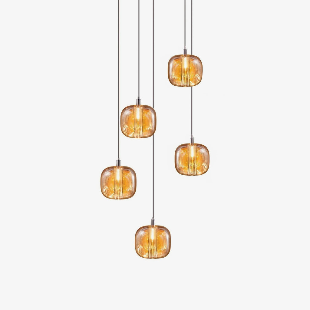 Glowcube Chandelier en Cristal Moderne - Neutralighting