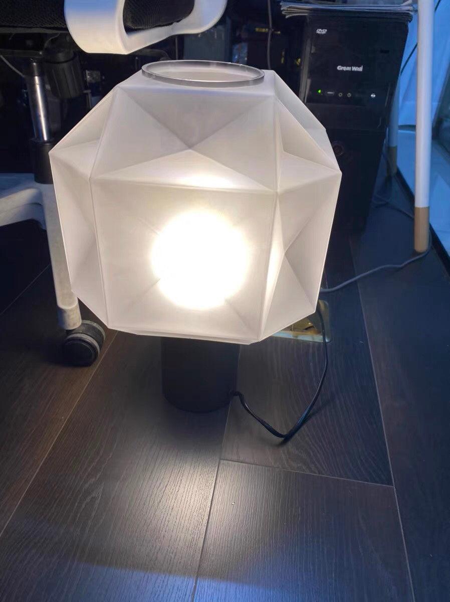 Ivsileth Lampe de Table Art Nordique en Verre Haut de Gamme - Neutralighting