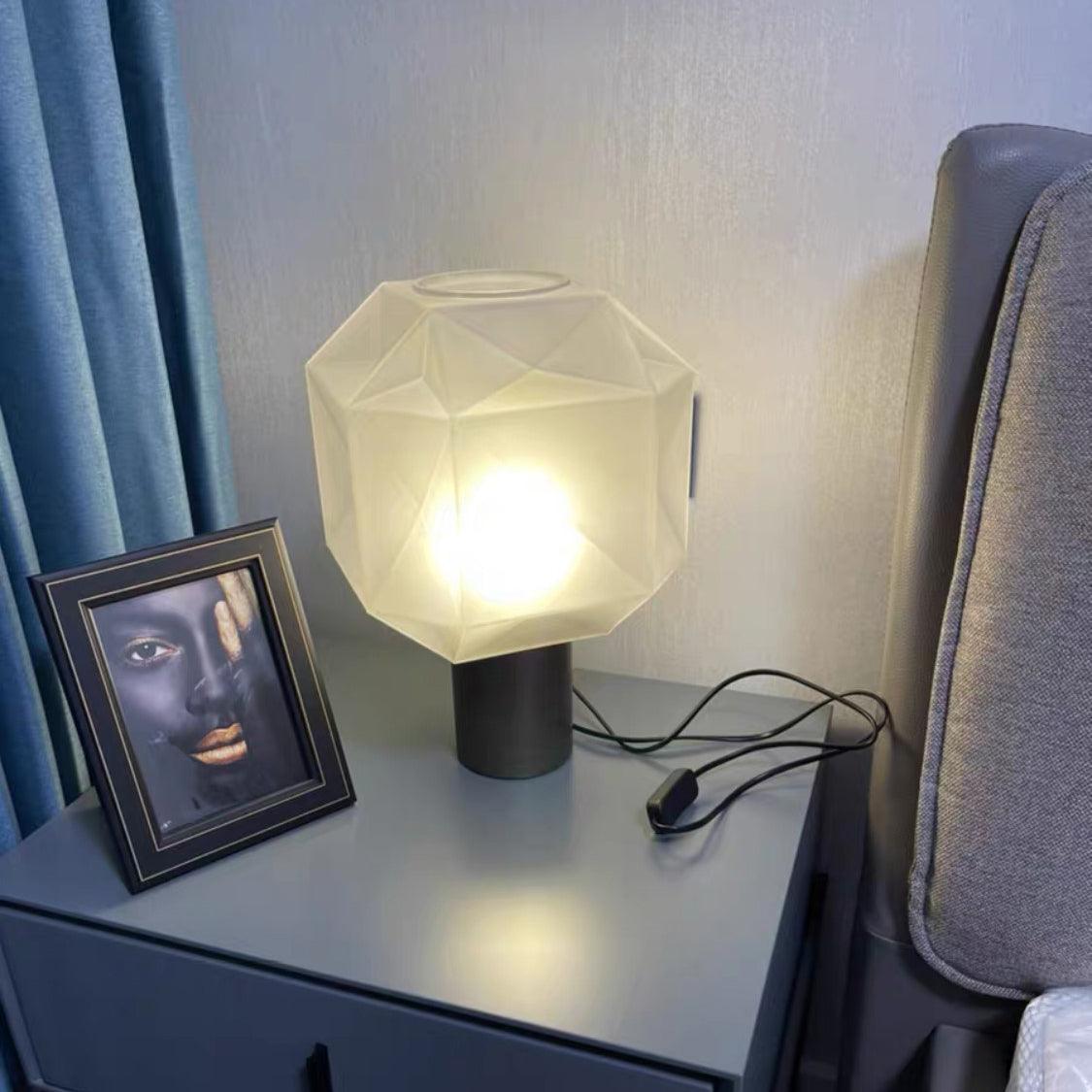 Ivsileth Lampe de Table Art Nordique en Verre Haut de Gamme - Neutralighting