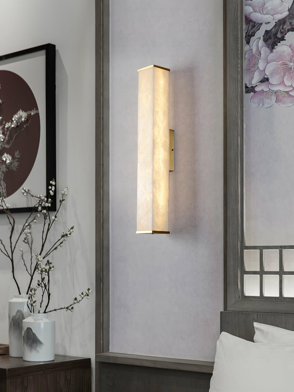 Vithaira Lampe Murale Linéaire en Albâtre - Neutralighting