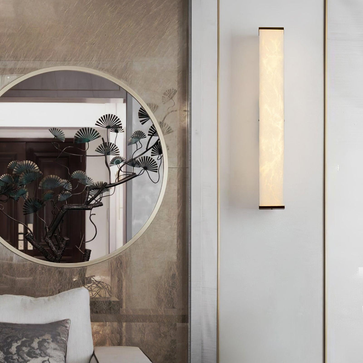 Vithaira Lampe Murale Linéaire en Albâtre - Neutralighting