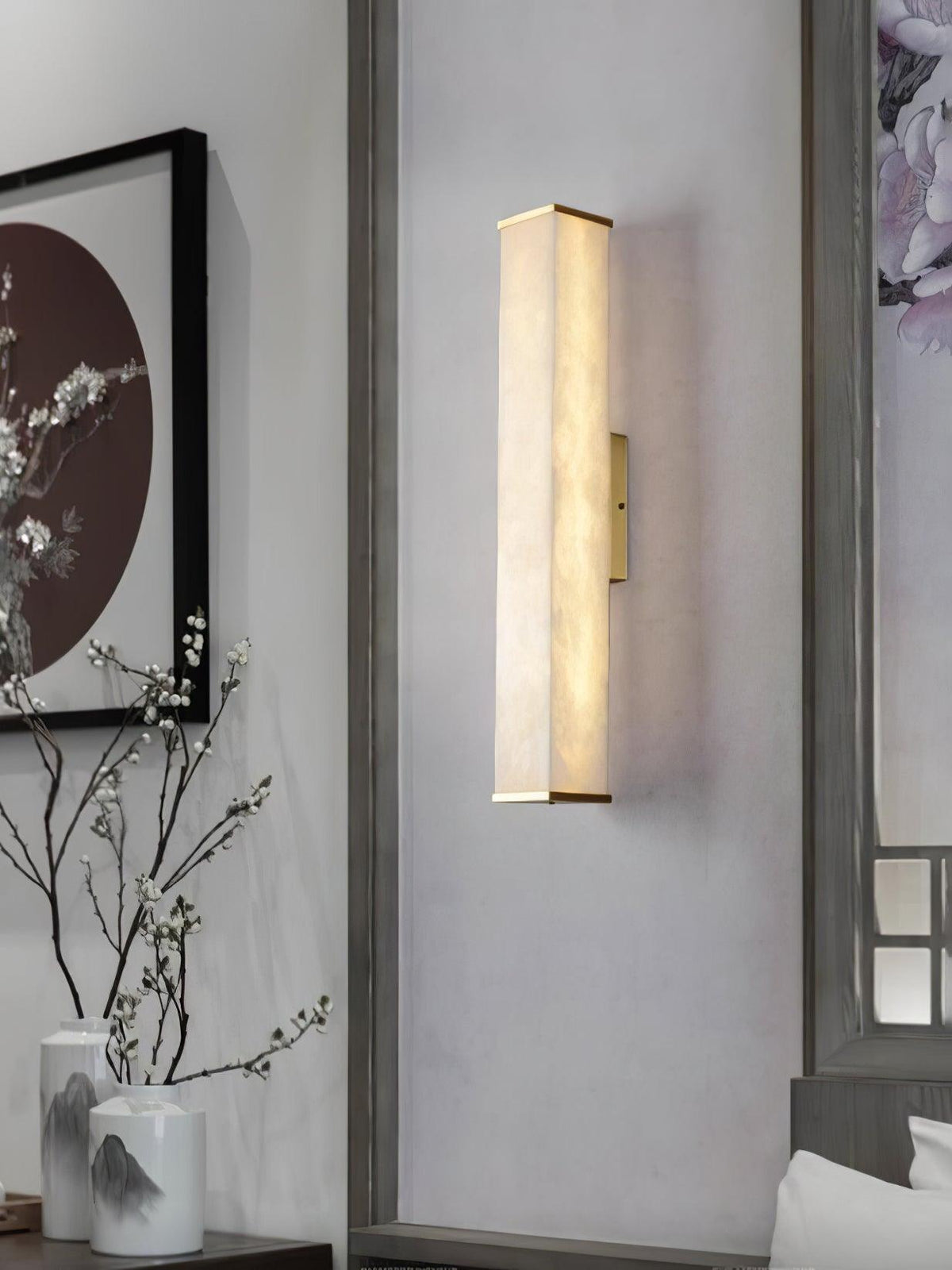 Vithaira Lampe Murale Linéaire en Albâtre - Neutralighting