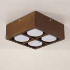 Eliza Minimaliste Bois Plafonnier Lumière - Neutralighting