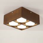 Eliza Minimaliste Bois Plafonnier Lumière - Neutralighting