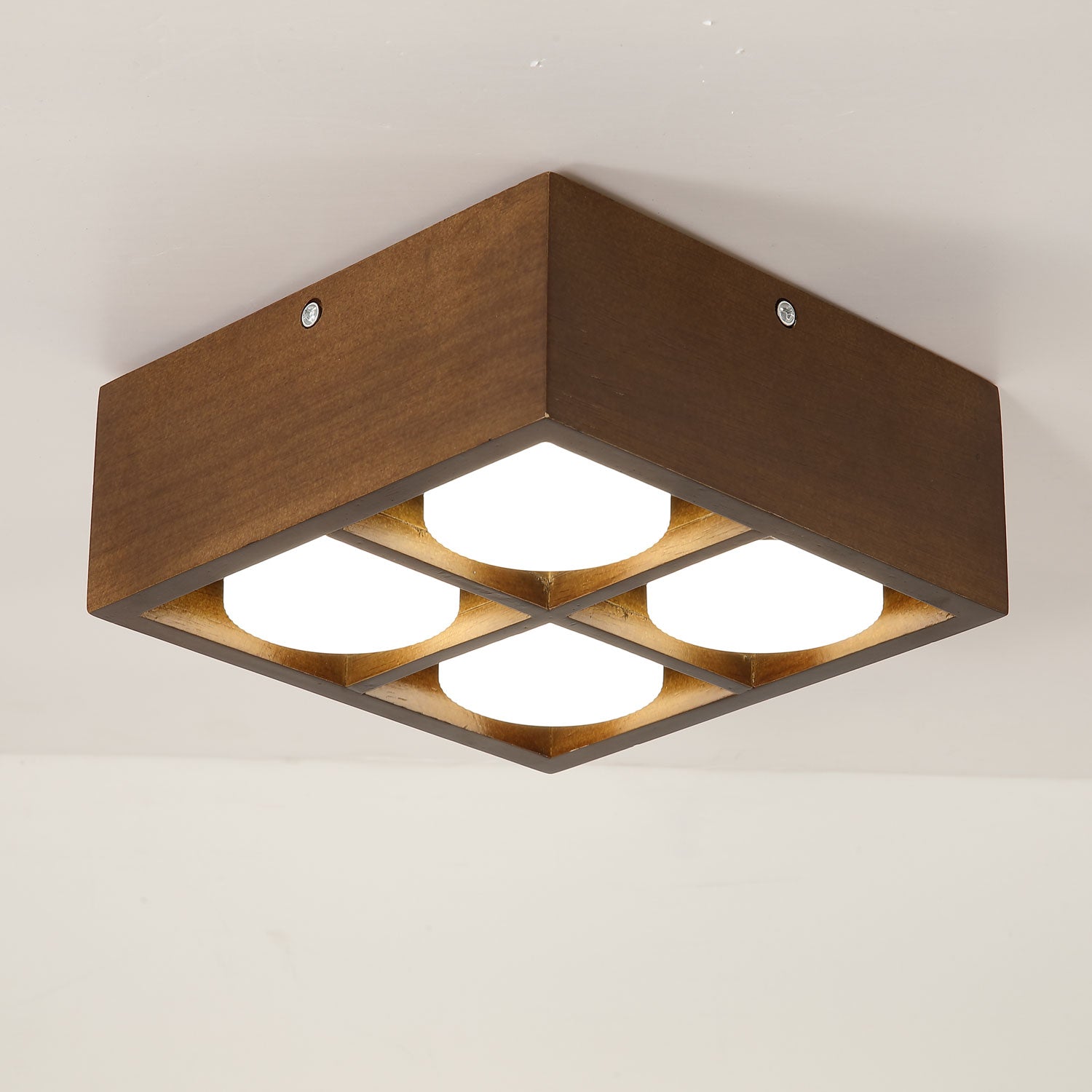 Eliza Minimaliste Bois Plafonnier Lumière - Neutralighting