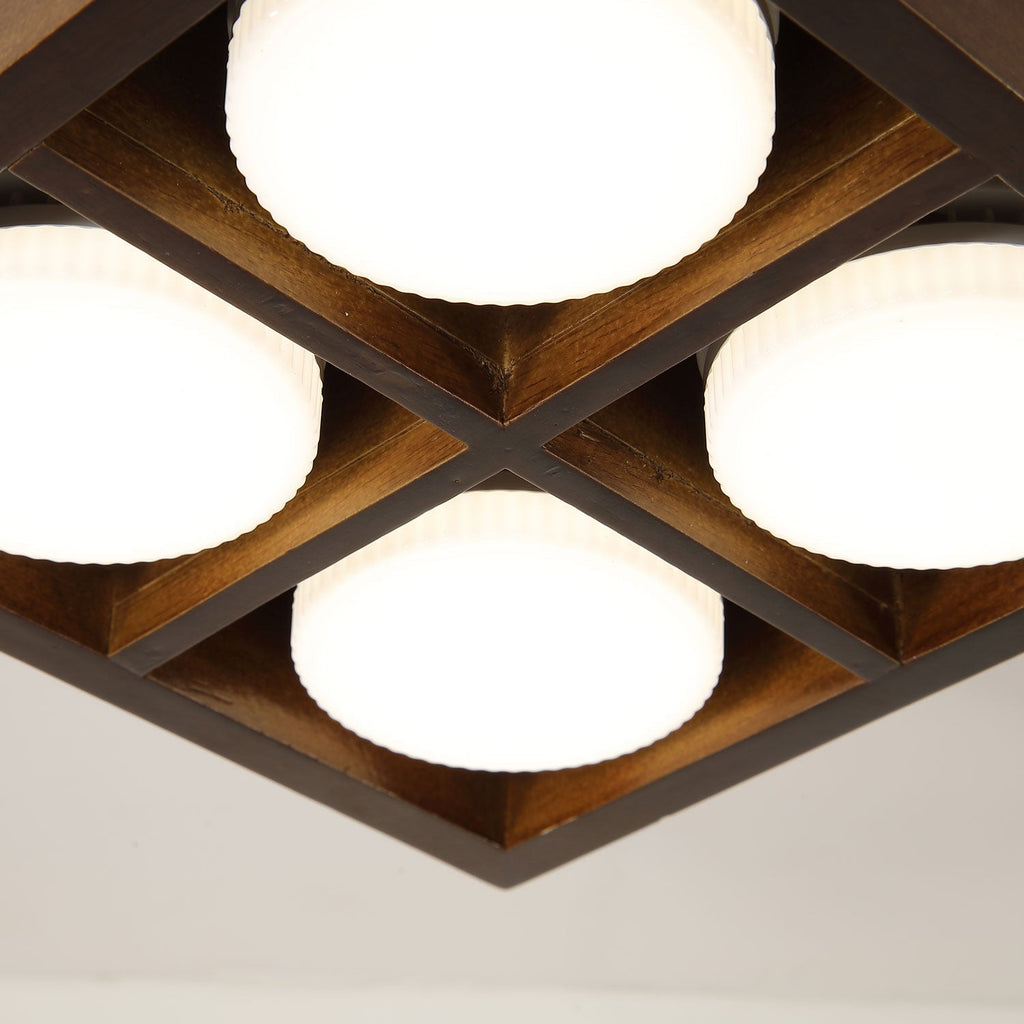 Eliza Minimaliste Bois Plafonnier Lumière - Neutralighting