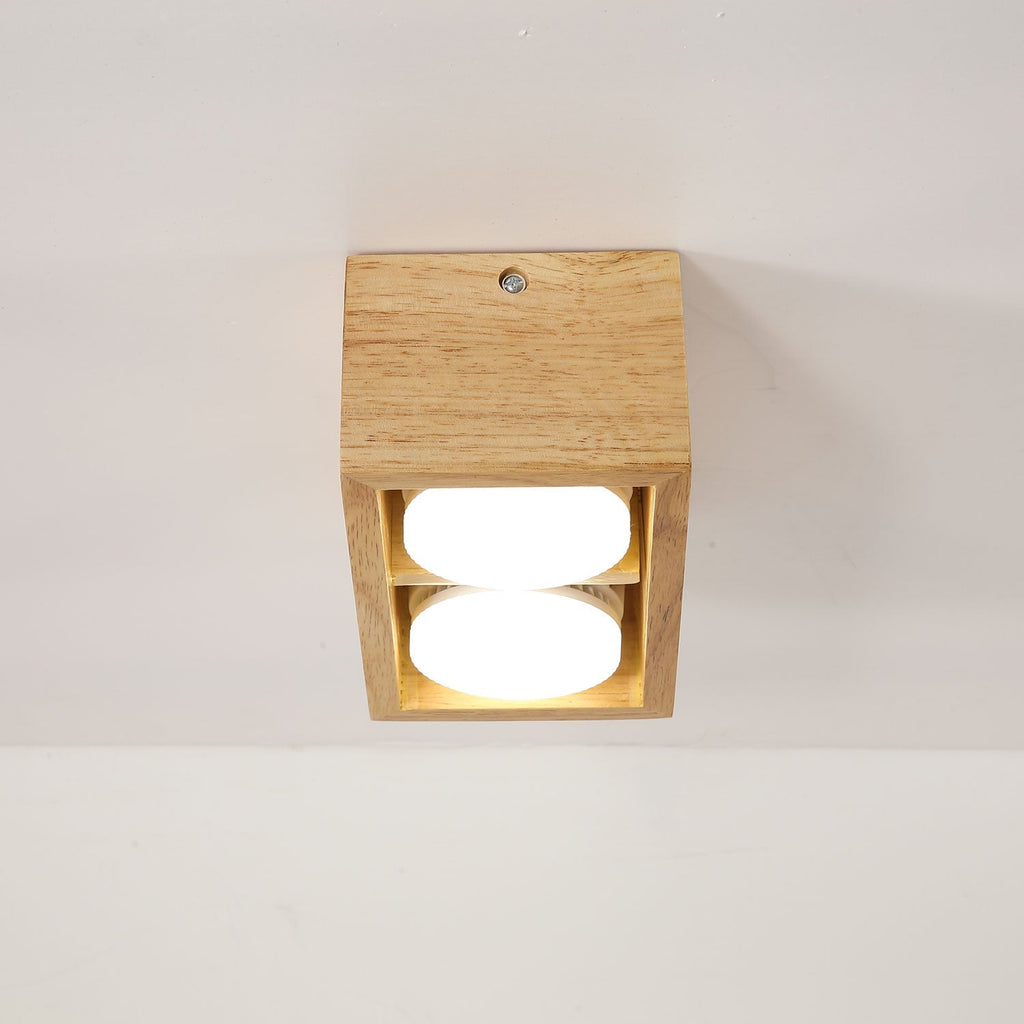 Eliza Minimaliste Bois Plafonnier Lumière - Neutralighting