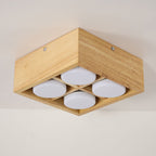 Eliza Minimaliste Bois Plafonnier Lumière - Neutralighting