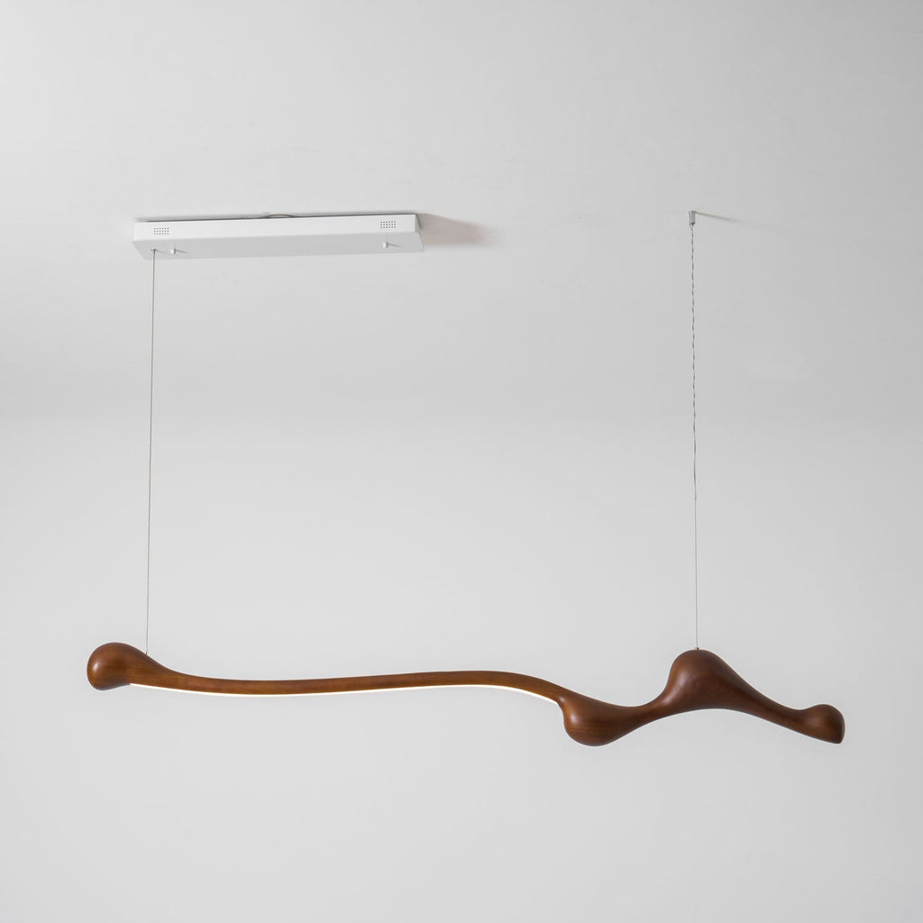 Solarace Lampe à suspension rétro en bois - Neutralighting