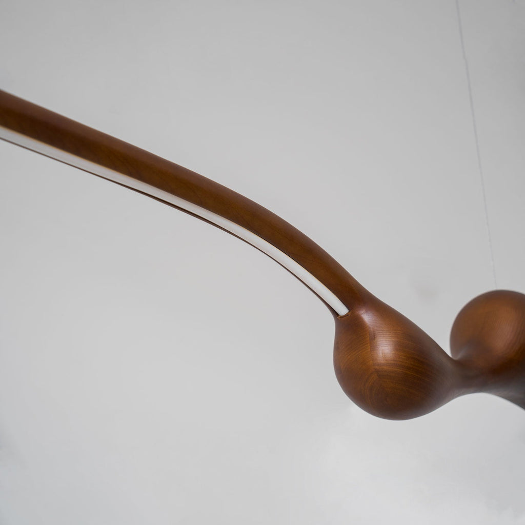 Solarace Lampe à suspension rétro en bois - Neutralighting