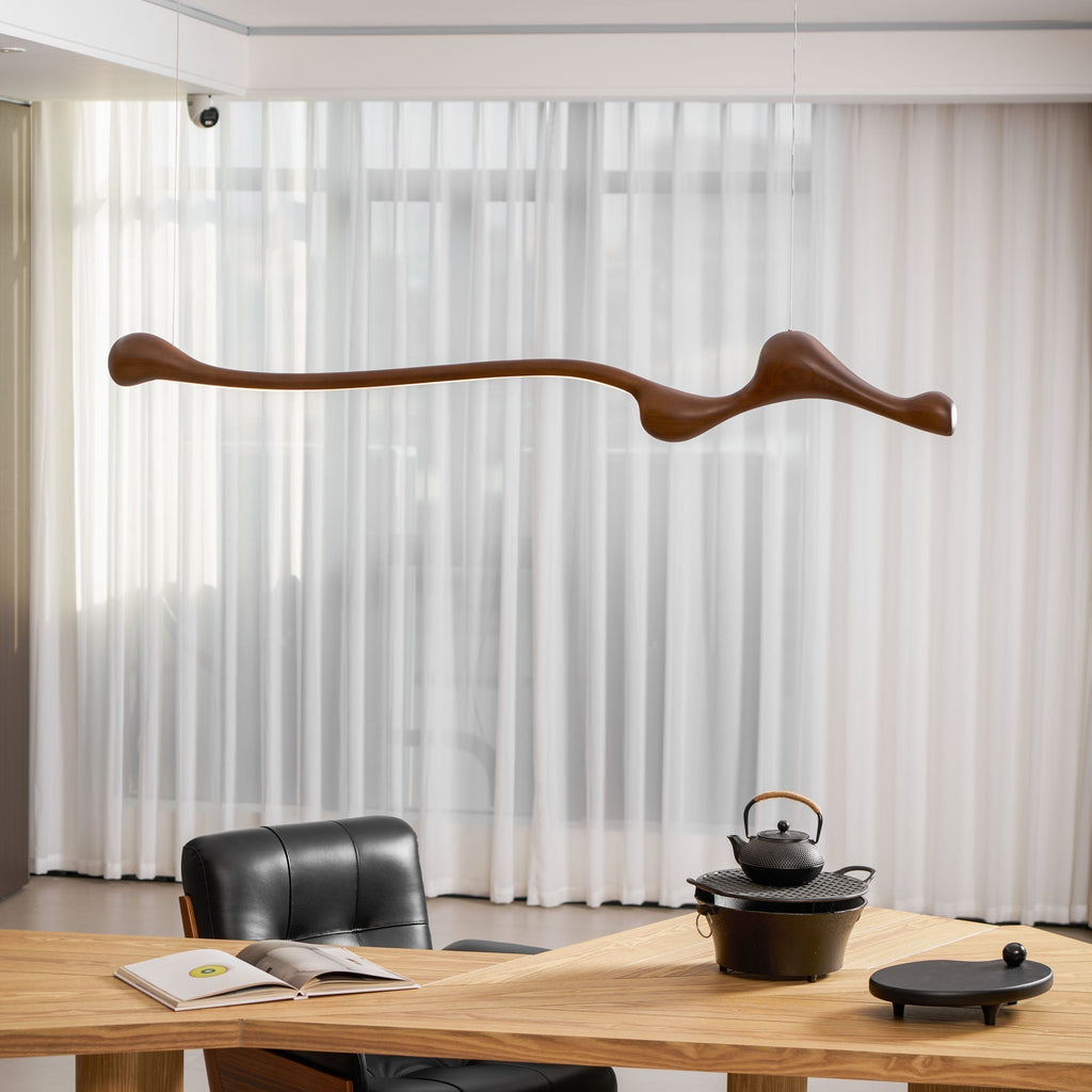 Solarace Lampe à suspension rétro en bois - Neutralighting