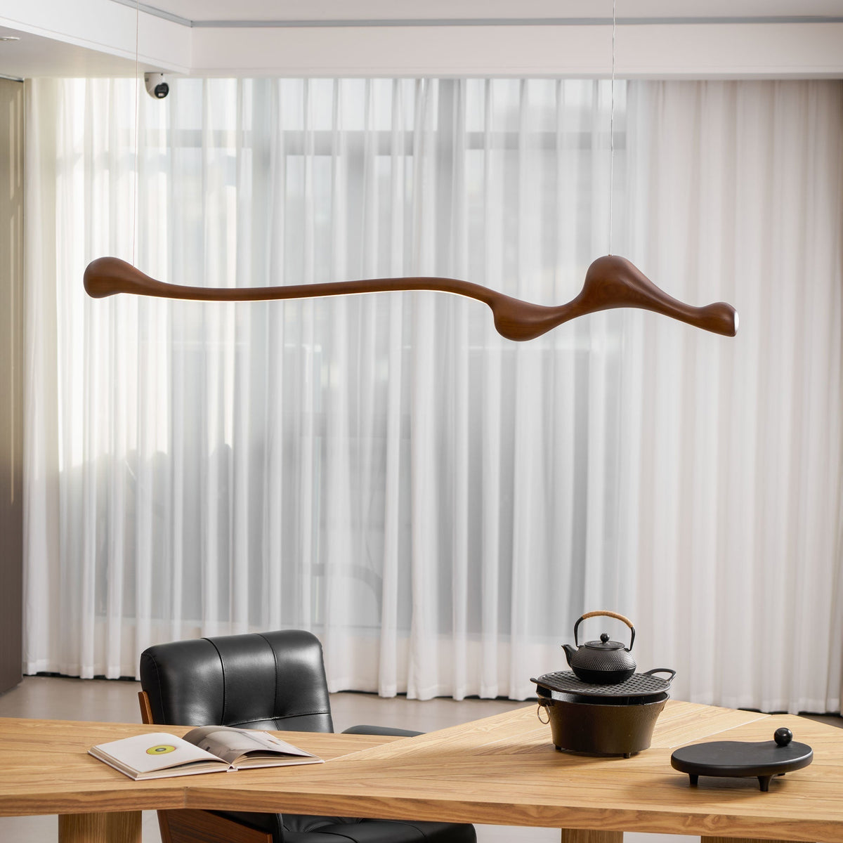 Solarace Lampe à suspension rétro en bois - Neutralighting