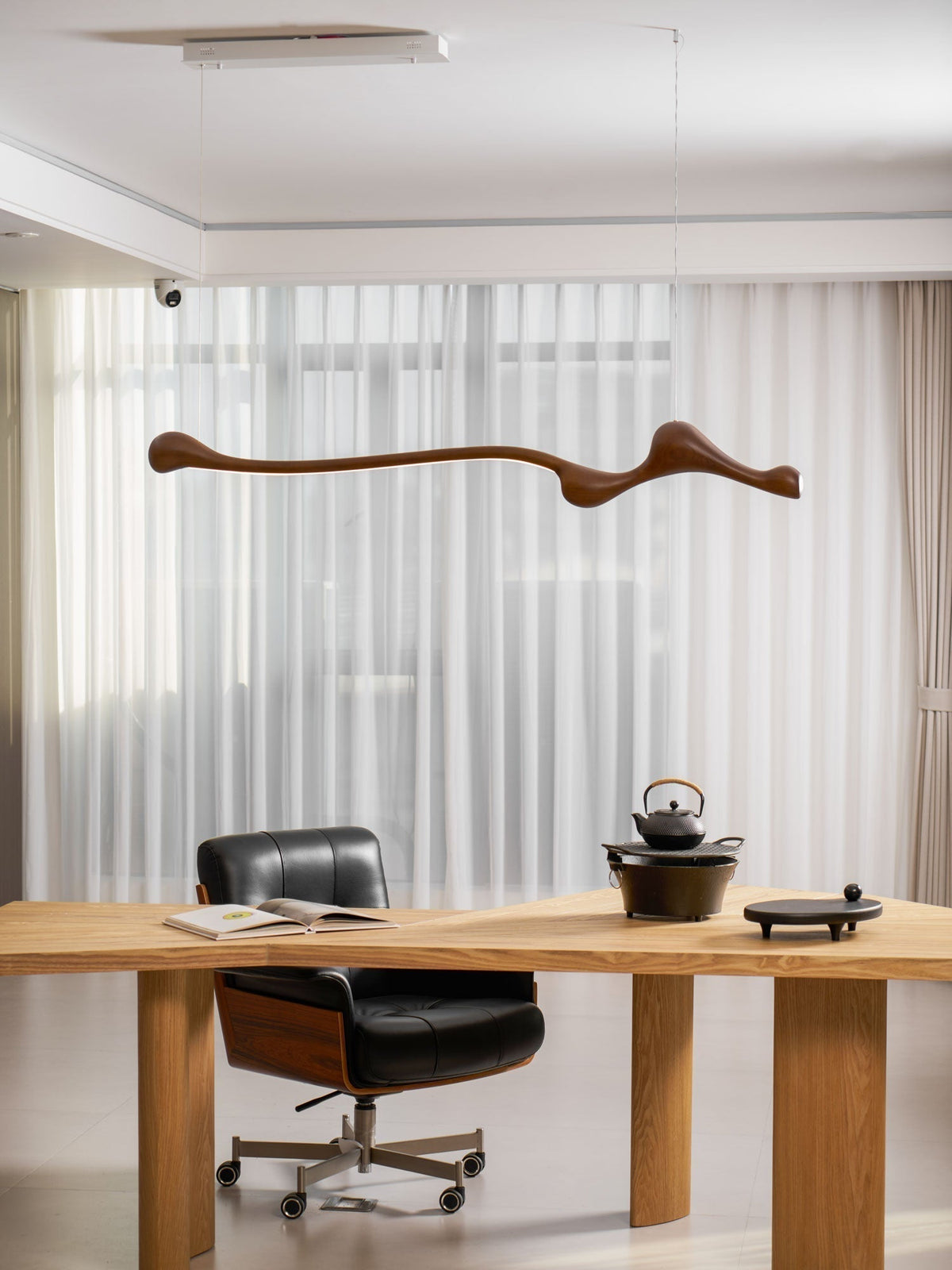 Solarace Lampe à suspension rétro en bois - Neutralighting