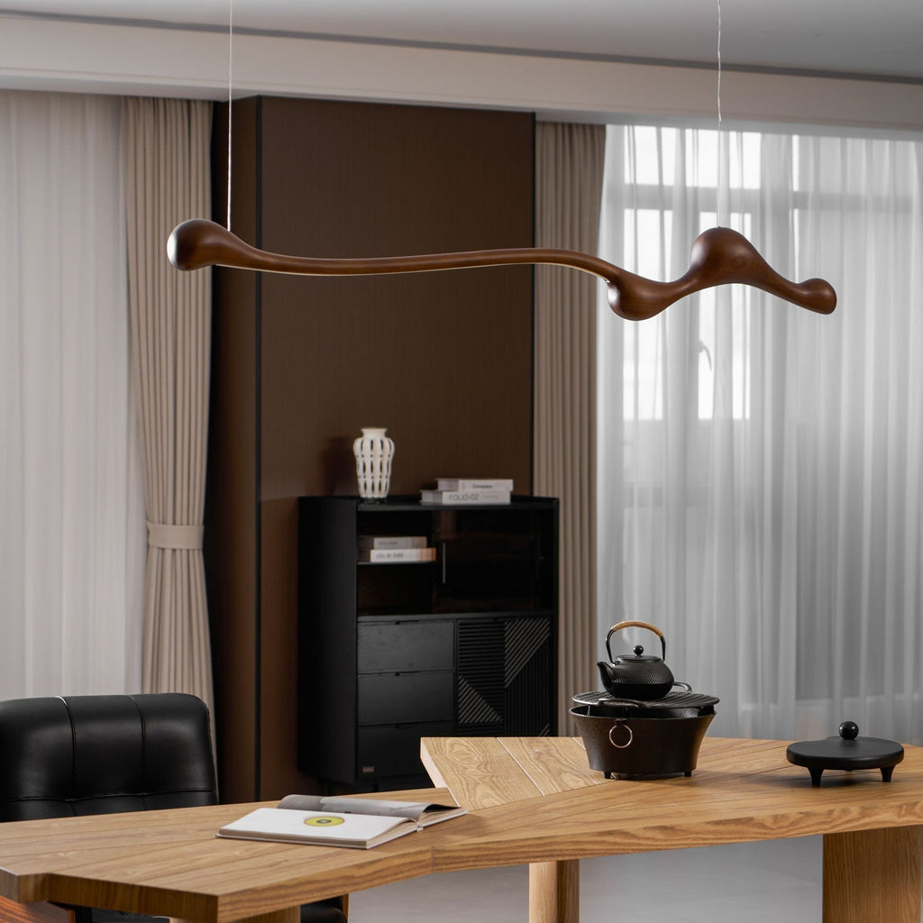 Solarace Lampe à suspension rétro en bois - Neutralighting