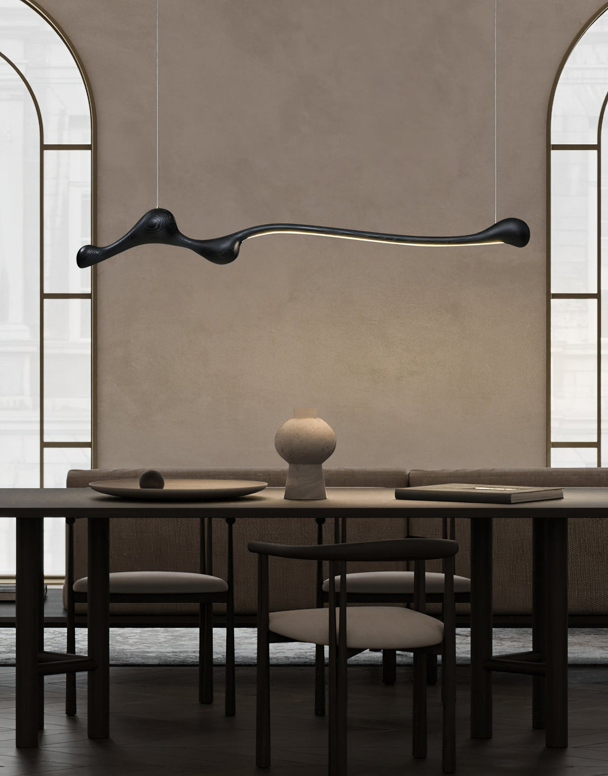 Solarace Lampe à suspension rétro en bois - Neutralighting