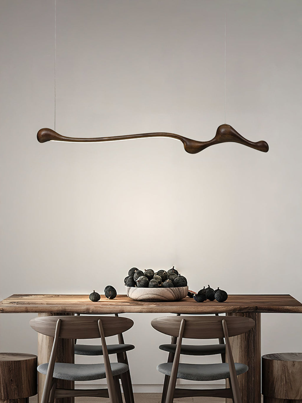 Solarace Lampe à suspension rétro en bois - Neutralighting