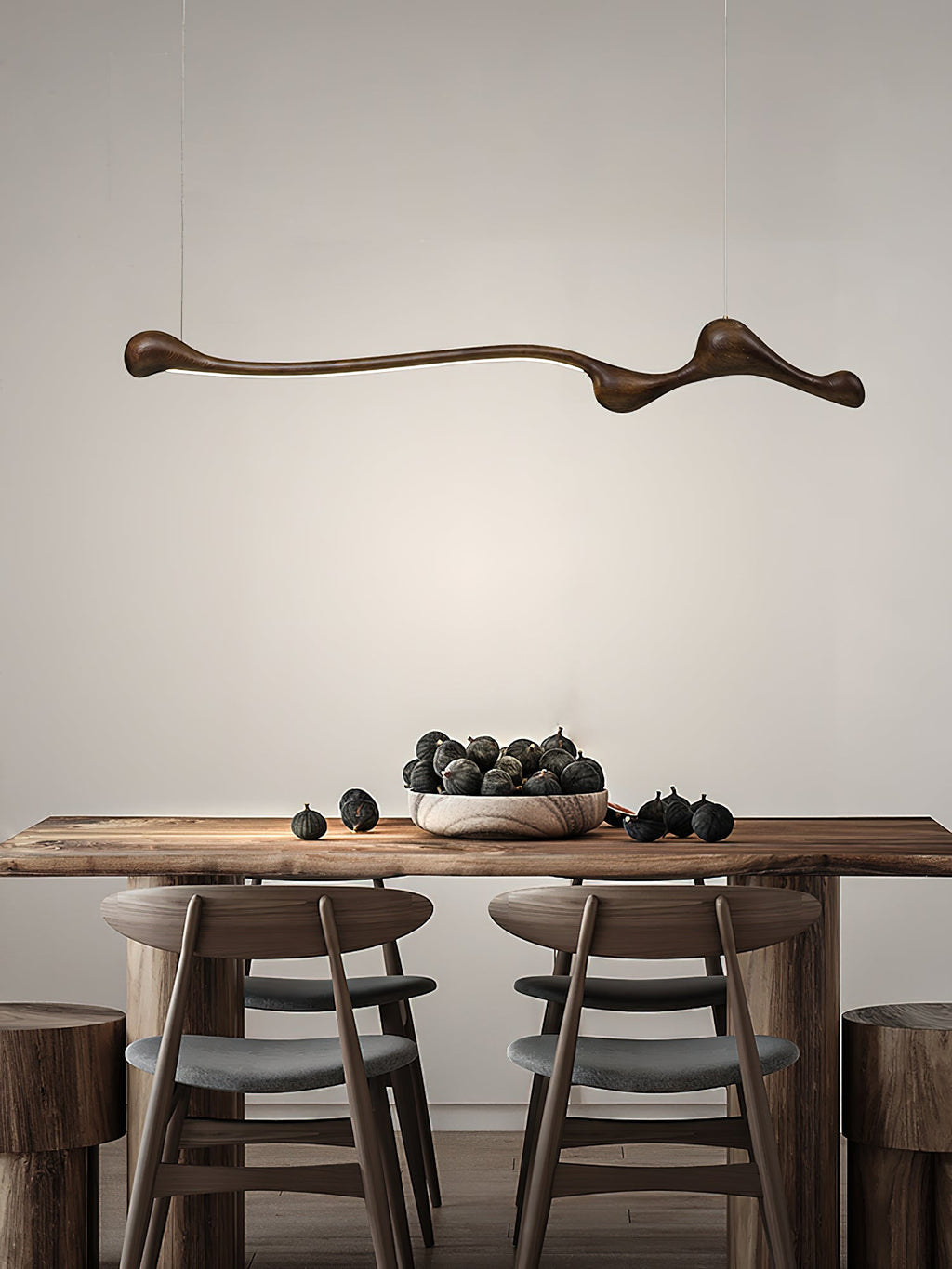 Solarace Lampe à suspension rétro en bois - Neutralighting