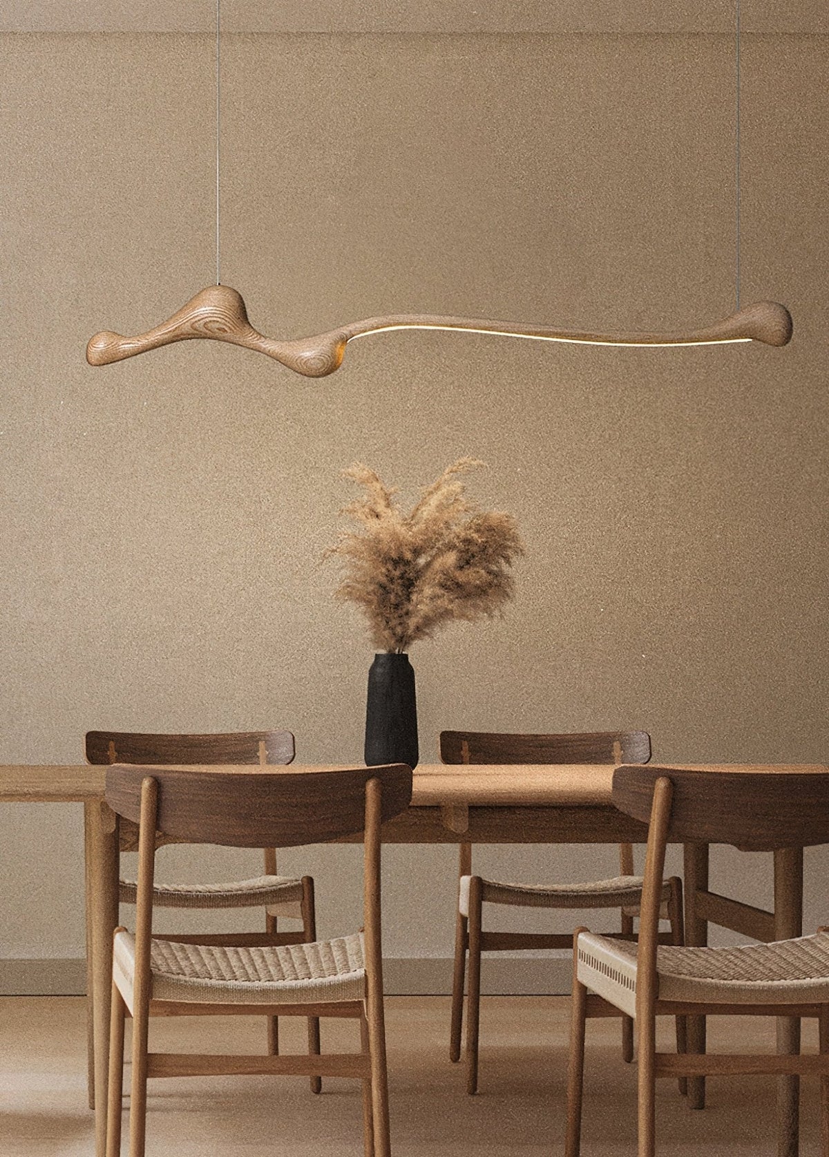 Solarace Lampe à suspension rétro en bois - Neutralighting