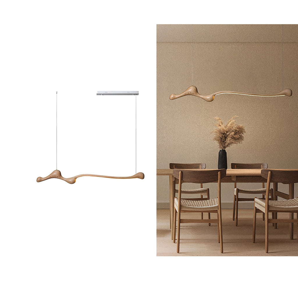 Solarace Lampe à suspension rétro en bois - Neutralighting