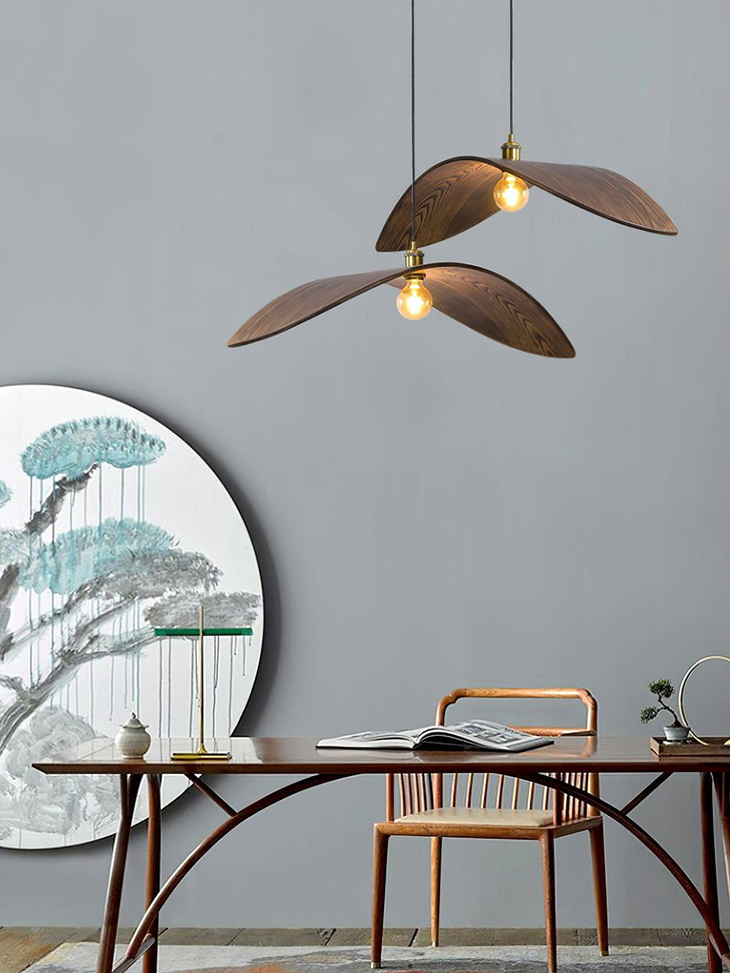 Lymiror Suspension en Bois Art Nordique - Neutralighting
